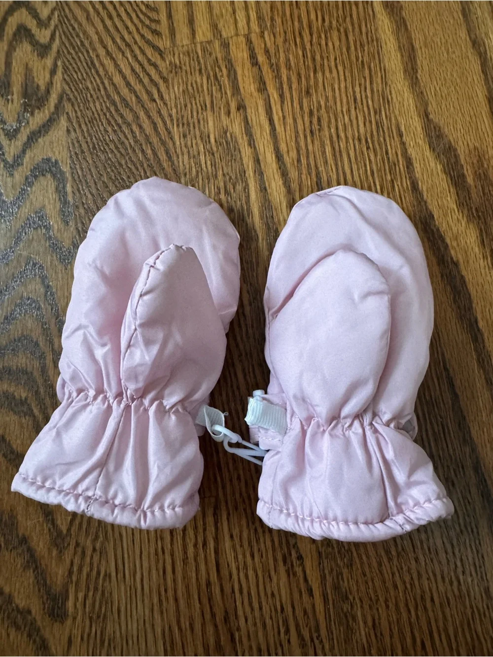 Baby Winter Mittens Bundle – Pink & White Insulated Snow Mittens
